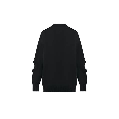 Cut Out Sleeve Signature Patch Pullover 